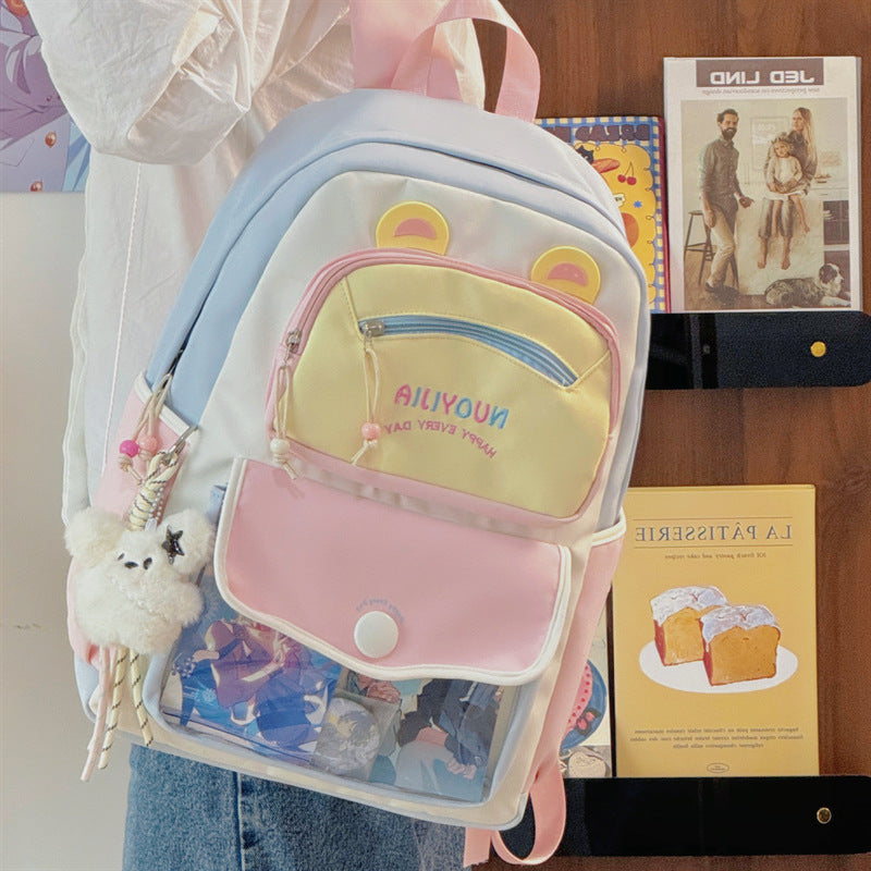 Cute Cartoon Character Backpack LoungeYard — product view 2