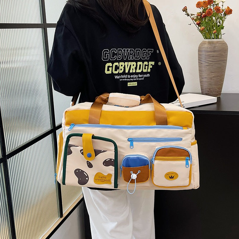 Playful Pet-Themed Travel Duffle Bag LoungeYard — product view 3
