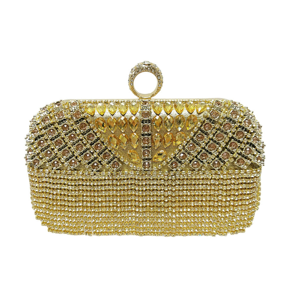 Crystal Fringe Evening Handbag — product view 5