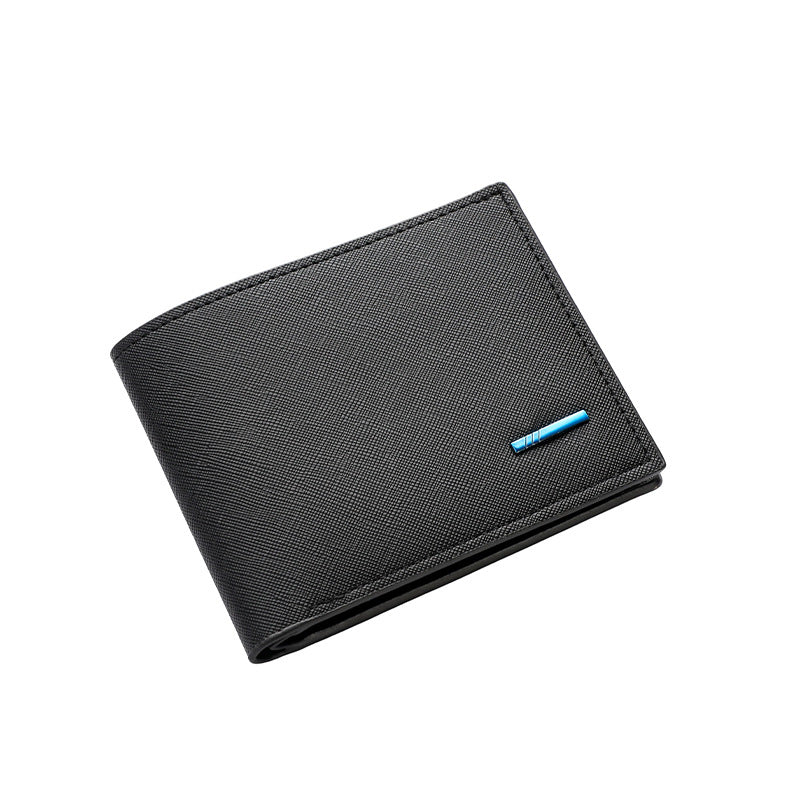 Textured Bi-Fold Leather Wallet LoungeYard — product view 5