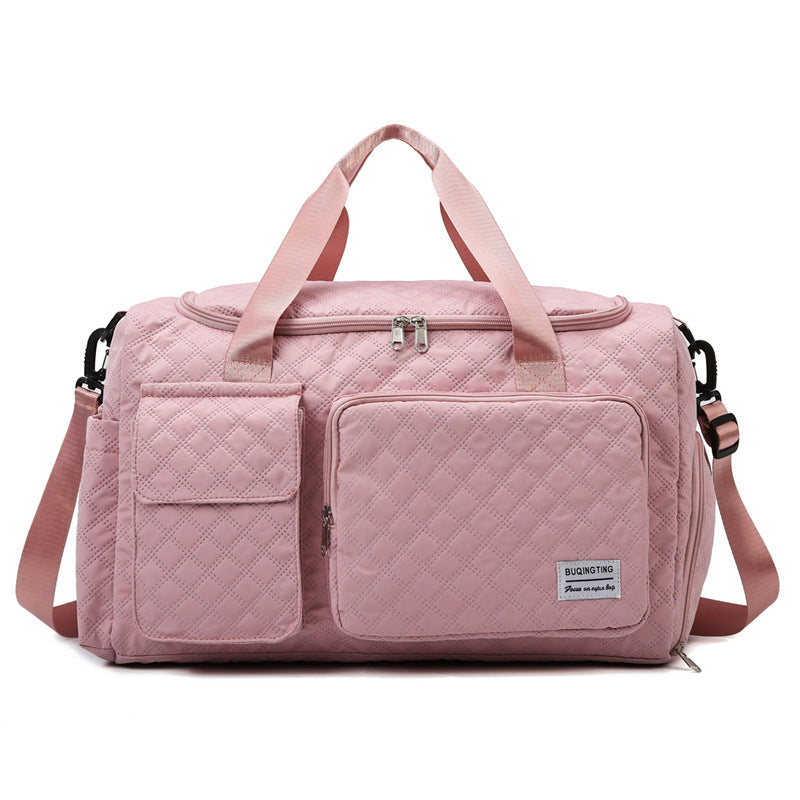 Multifunctional Sports Duffel Bag With Integrated Organizer Pockets LoungeYard — product view 5