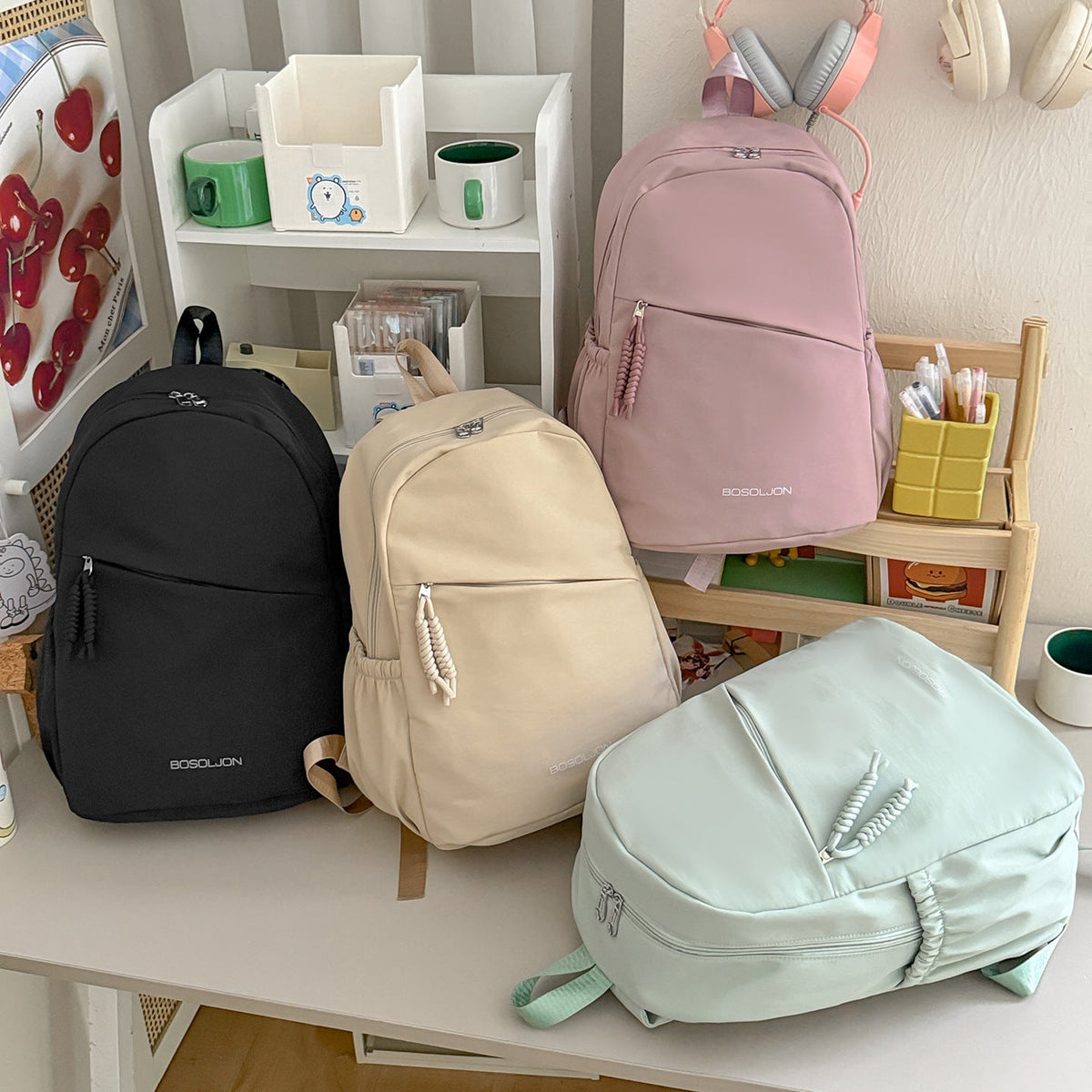 Sleek Minimalist Laptop Backpack LoungeYard — product view 4