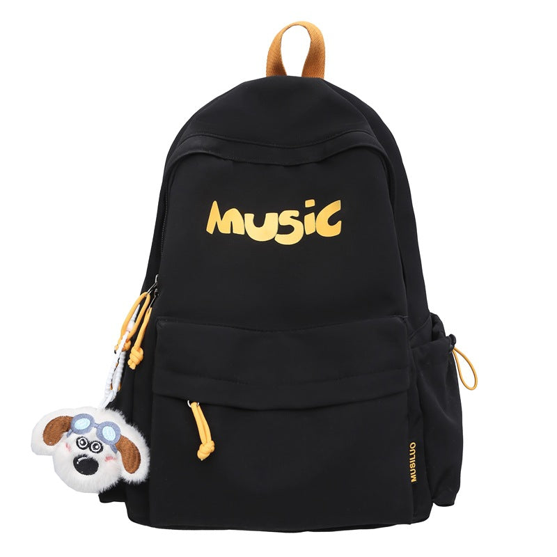 Music-Themed Casual Backpack LoungeYard — product view 1