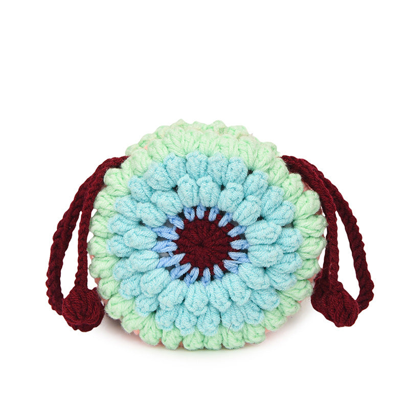 Cute Crochet Floral Mini Bag — product view 3