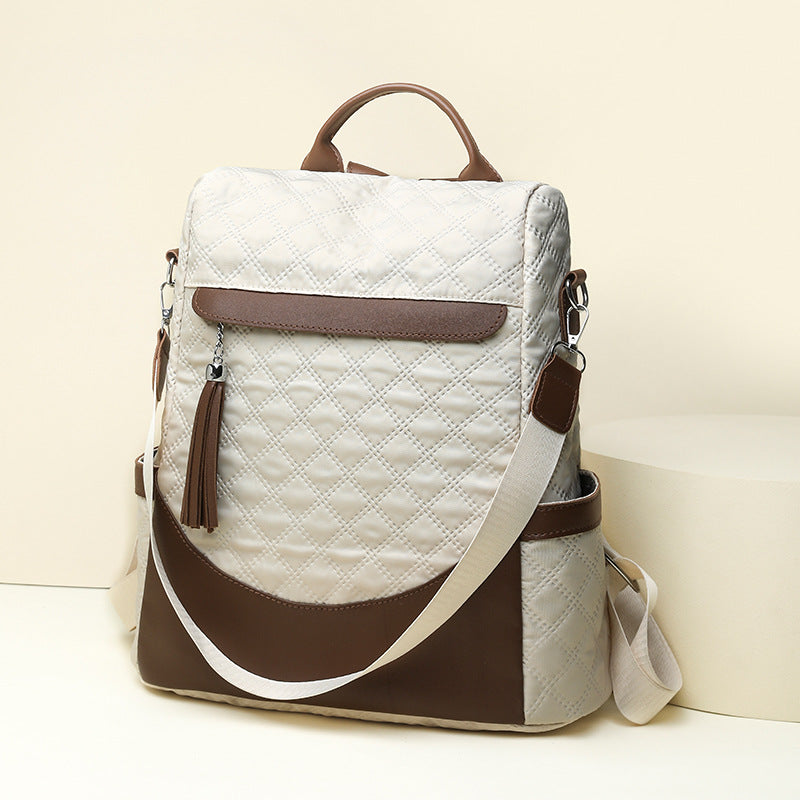 Stylish Quilted Backpack LoungeYard — product view 2