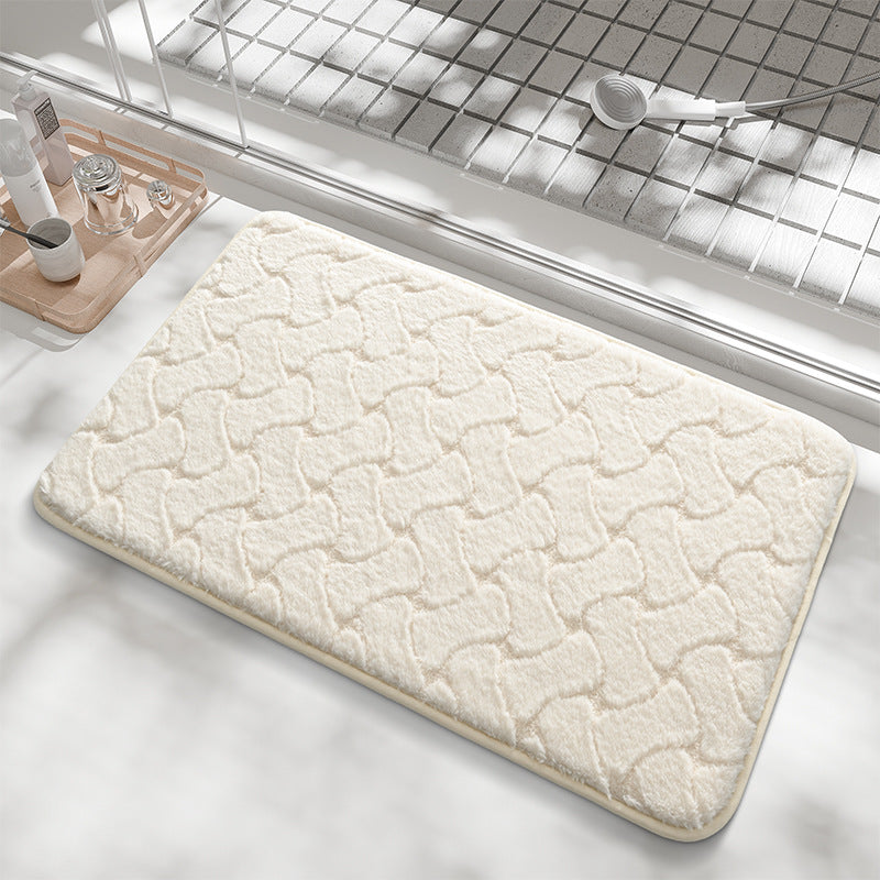 Plush Non-Slip Bathroom Mat Bowlift — product view 3