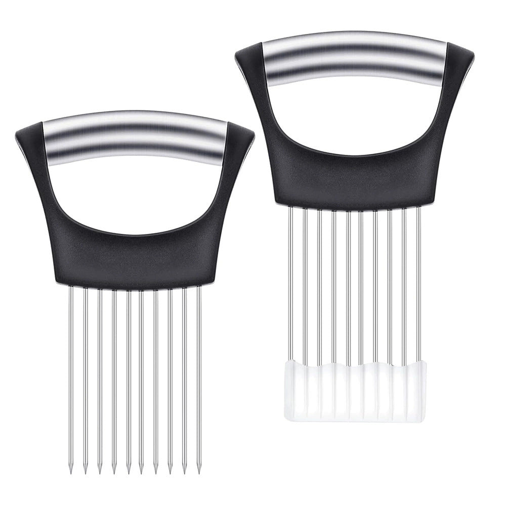 Stainless Steel Multi-Prong Onion Holder and Cutting Guide LoungeYard — product view 3