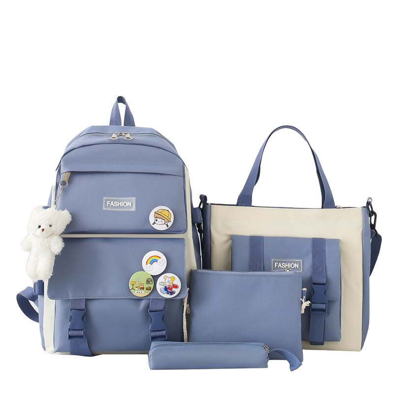 Charming Multi-Piece Back to School Backpack Set LoungeYard — product view 1