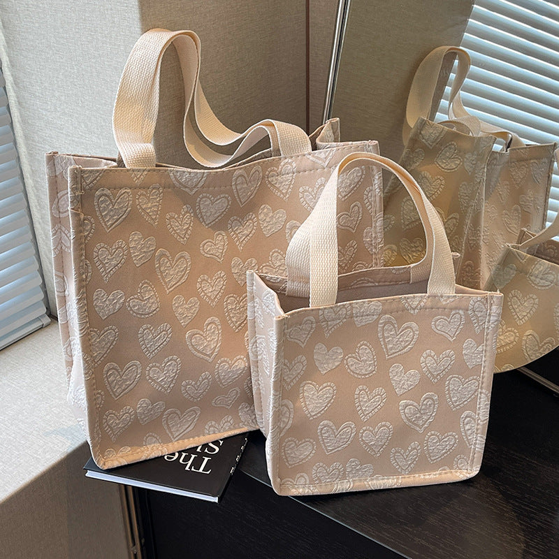 Heart-Embroidered Utility Tote — product view 3