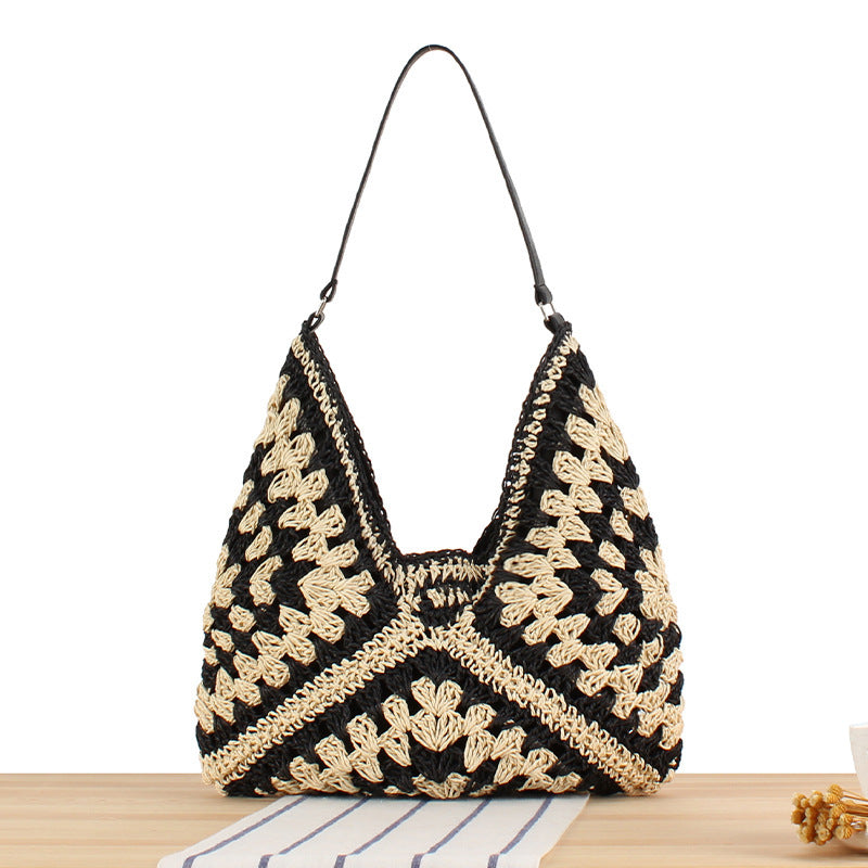 Macrame Crossbody Bag in Elegant Crocheted Design LoungeYard — product view 6