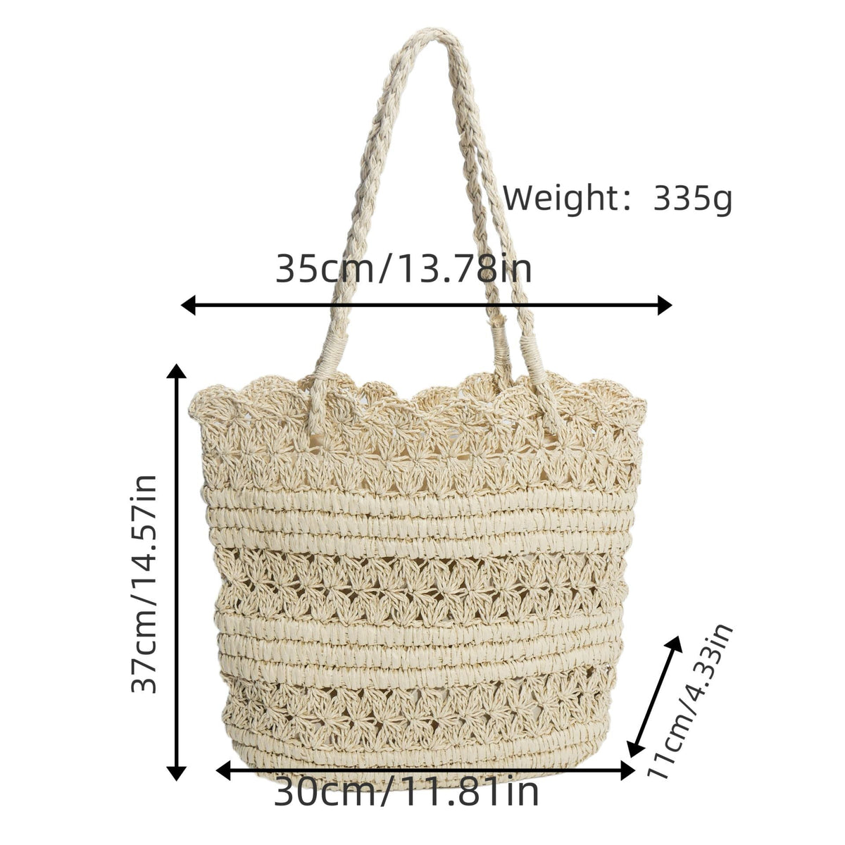Straw handbag LoungeYard — product view 6