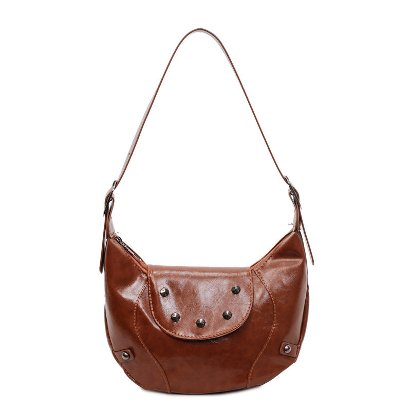 Stylish Leather Hobo Bag LoungeYard — product view 7