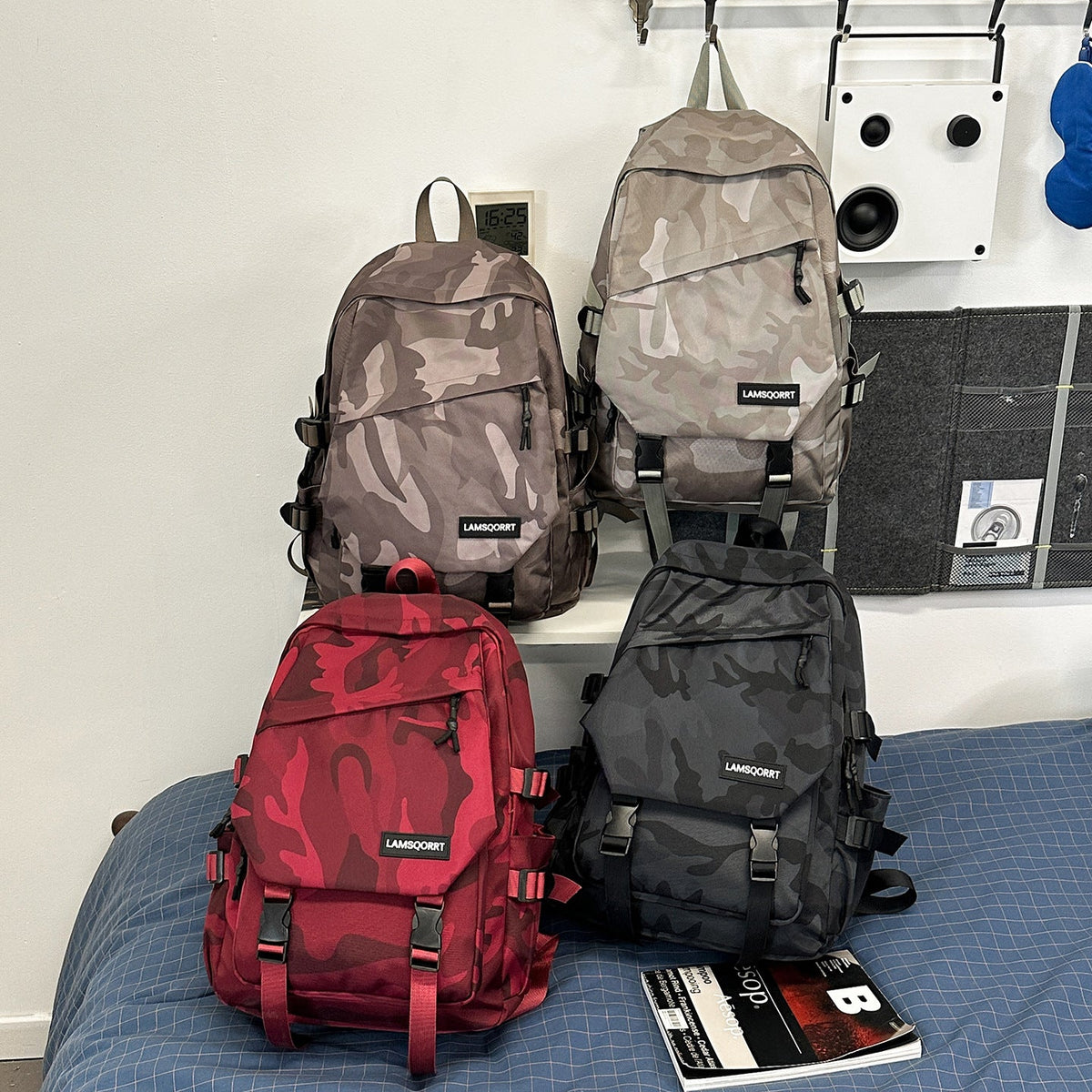 Multi-Pocket Tactical Backpack LoungeYard — product view 4
