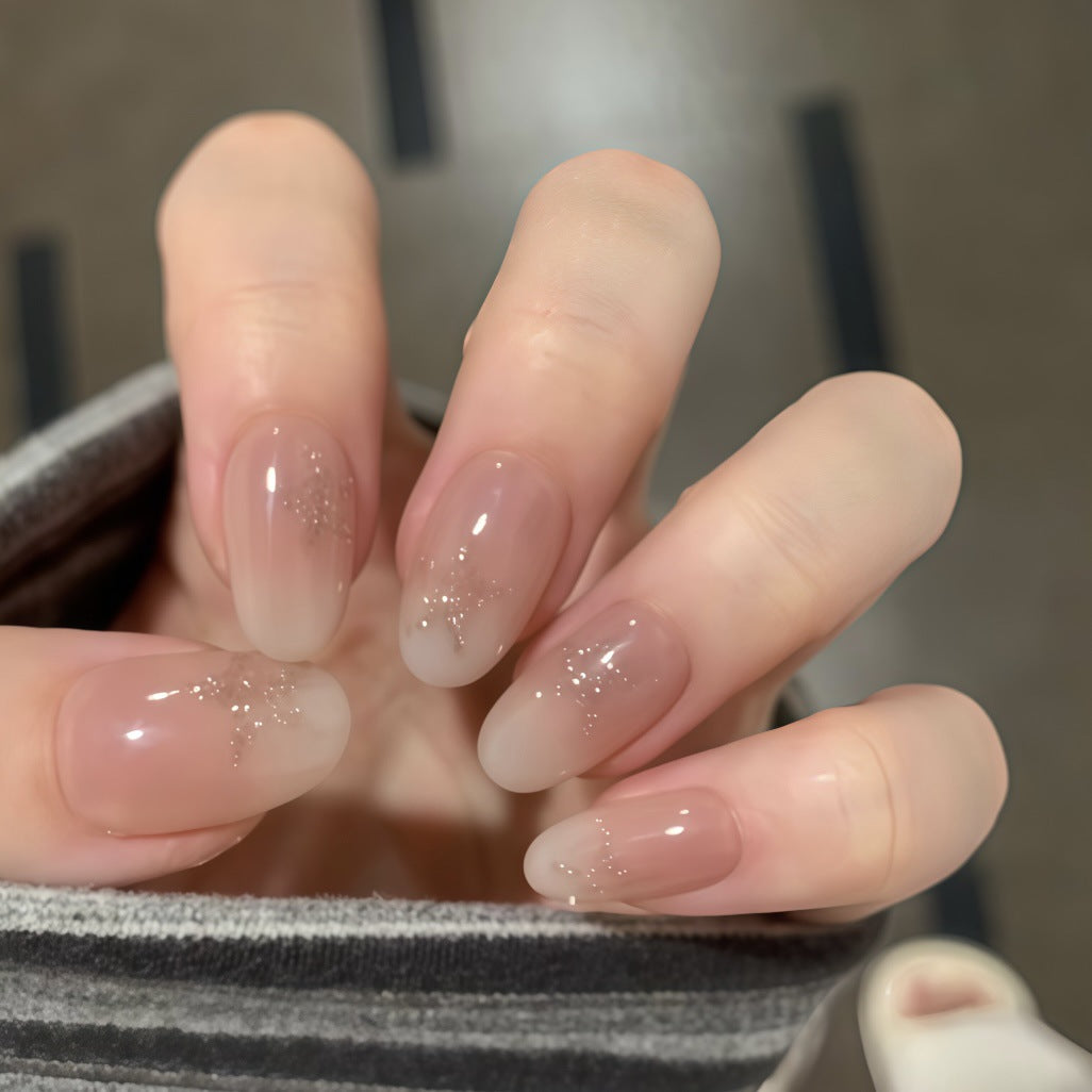 Elegant Ombre Glitter Press-On Nail Set — product view 2