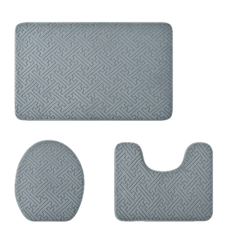 Non-Slip Bathroom Rug Set Bowlift — product view 1