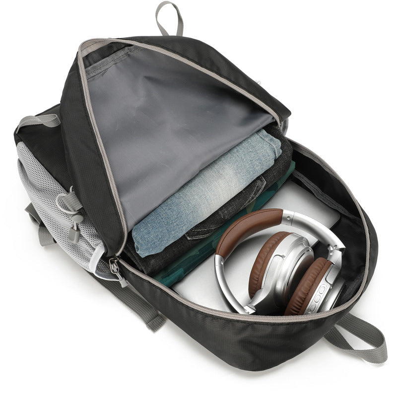Leisure Backpack with Multiple Compartments and Breathable Shoulder Straps LoungeYard — product view 2