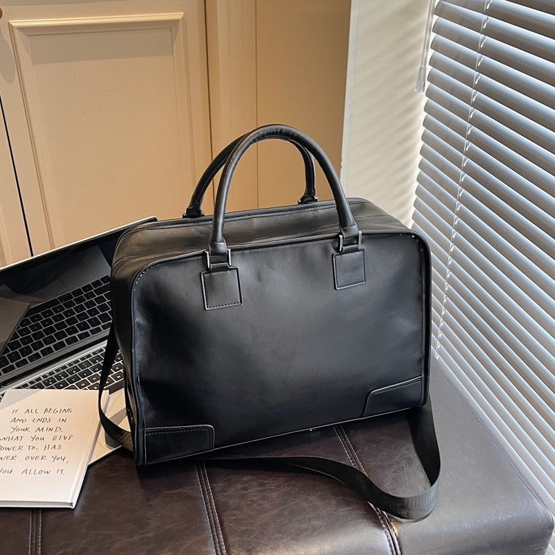 Briefcase Made of High-Quality Leather LoungeYard — product view 6