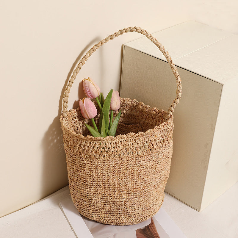 Braided Bast Bag LoungeYard — product view 2