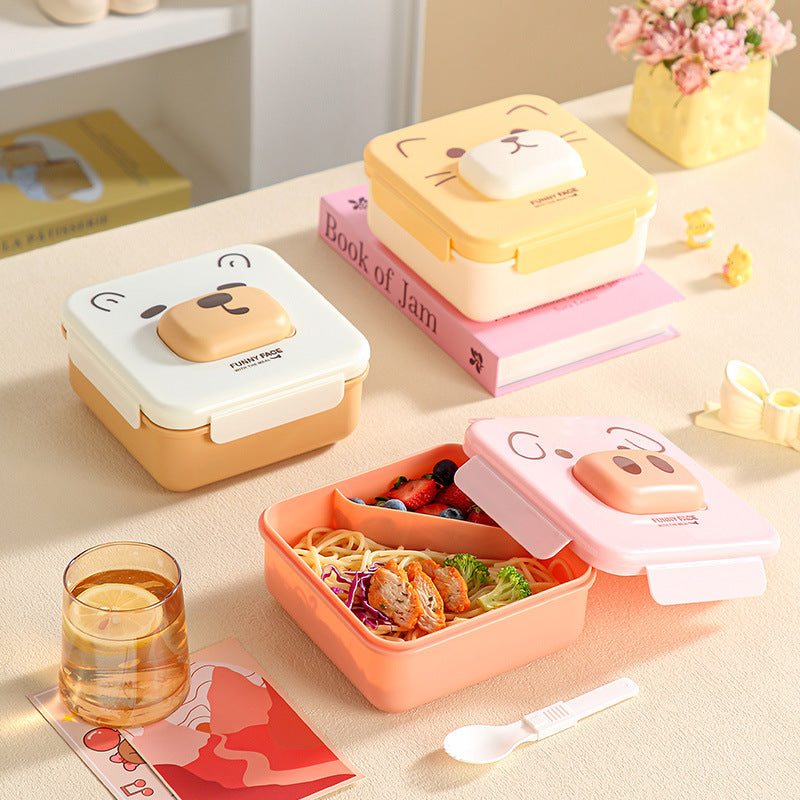 Cartoon-Themed Food Storage Container — product view 1