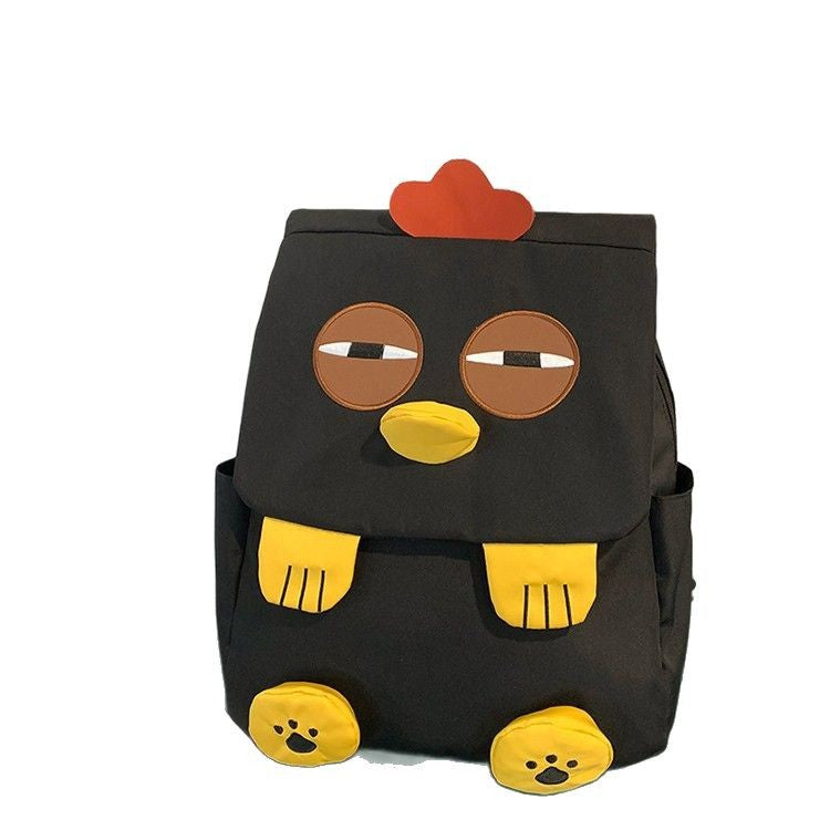 Cute Chicken-Themed Plush Backpack LoungeYard — product view 1