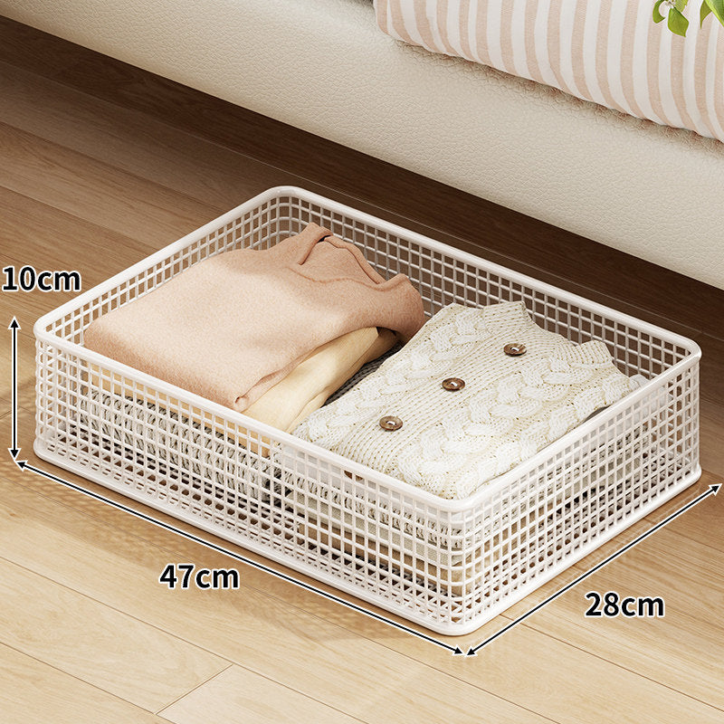 Low-Profile Ventilated Under-Bed Storage Drawer on Swivel Casters — product view 1