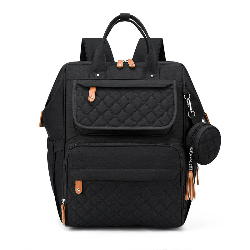 Multi-Functional Quilted Backpack LoungeYard — product view 3