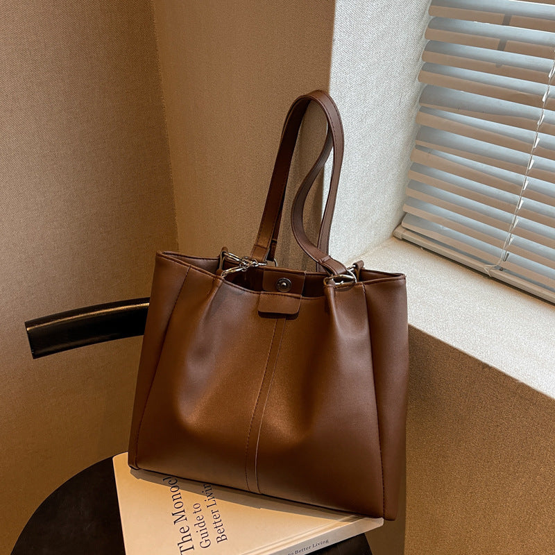 Contemporary Satchel Handbag — product view 5