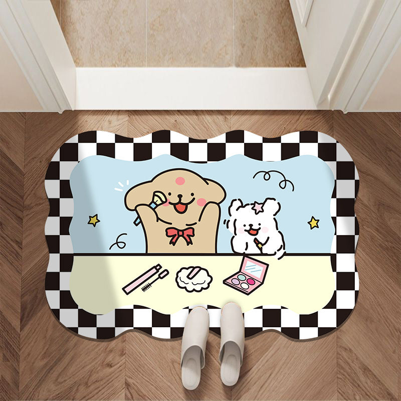 Cartoon-Themed Bath Mat — product view 1