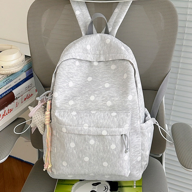 Polka Dot Patterned Backpack LoungeYard 1791205640 — product view 6