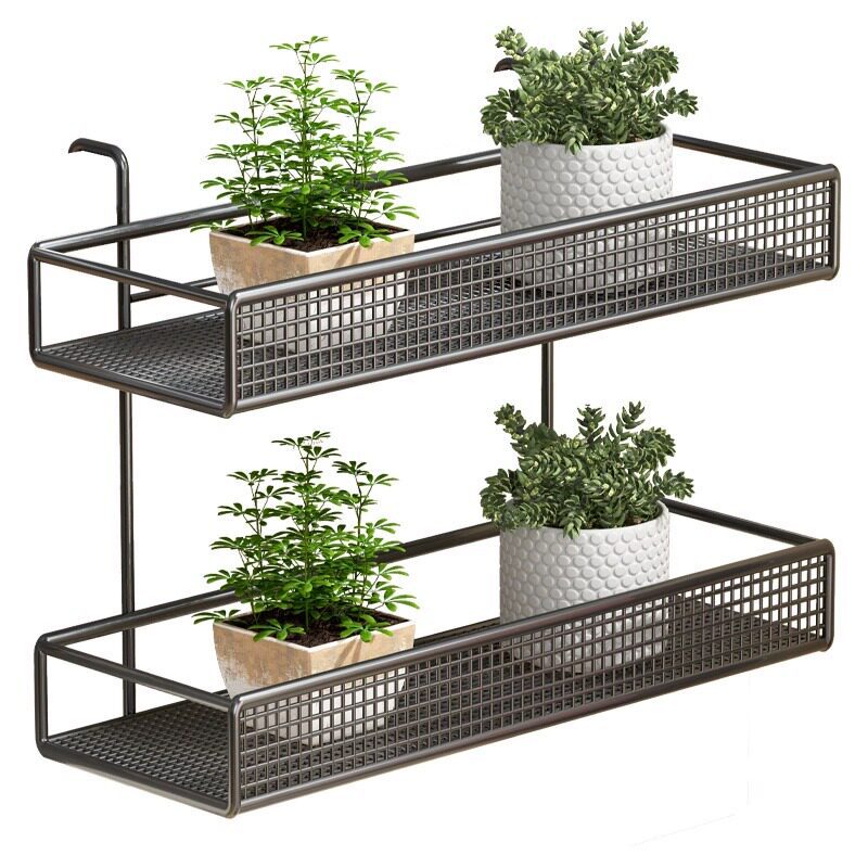 Over-Rail Mesh Hanging Shelf Organizer — product view 5