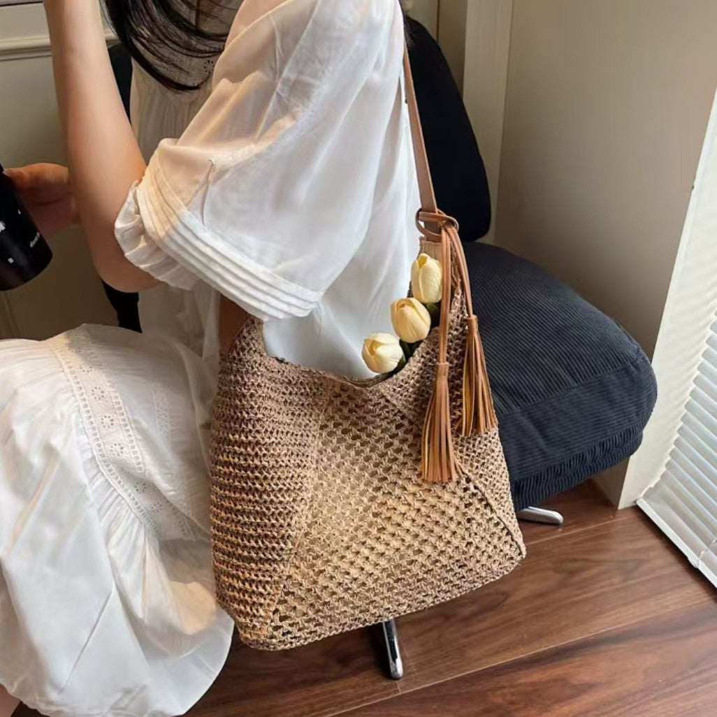 Summer Macrame Shoulder Bag LoungeYard — product view 2