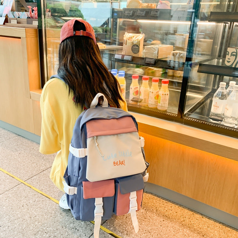 Leisure backpack with practical storage pockets LoungeYard — product view 3