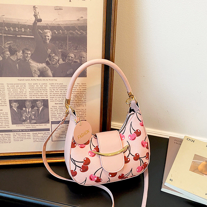 Chic Cherry Print Handbag — product view 5