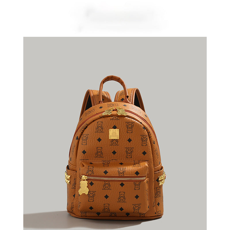 Stylish Character-Printed Backpack LoungeYard — product view 7