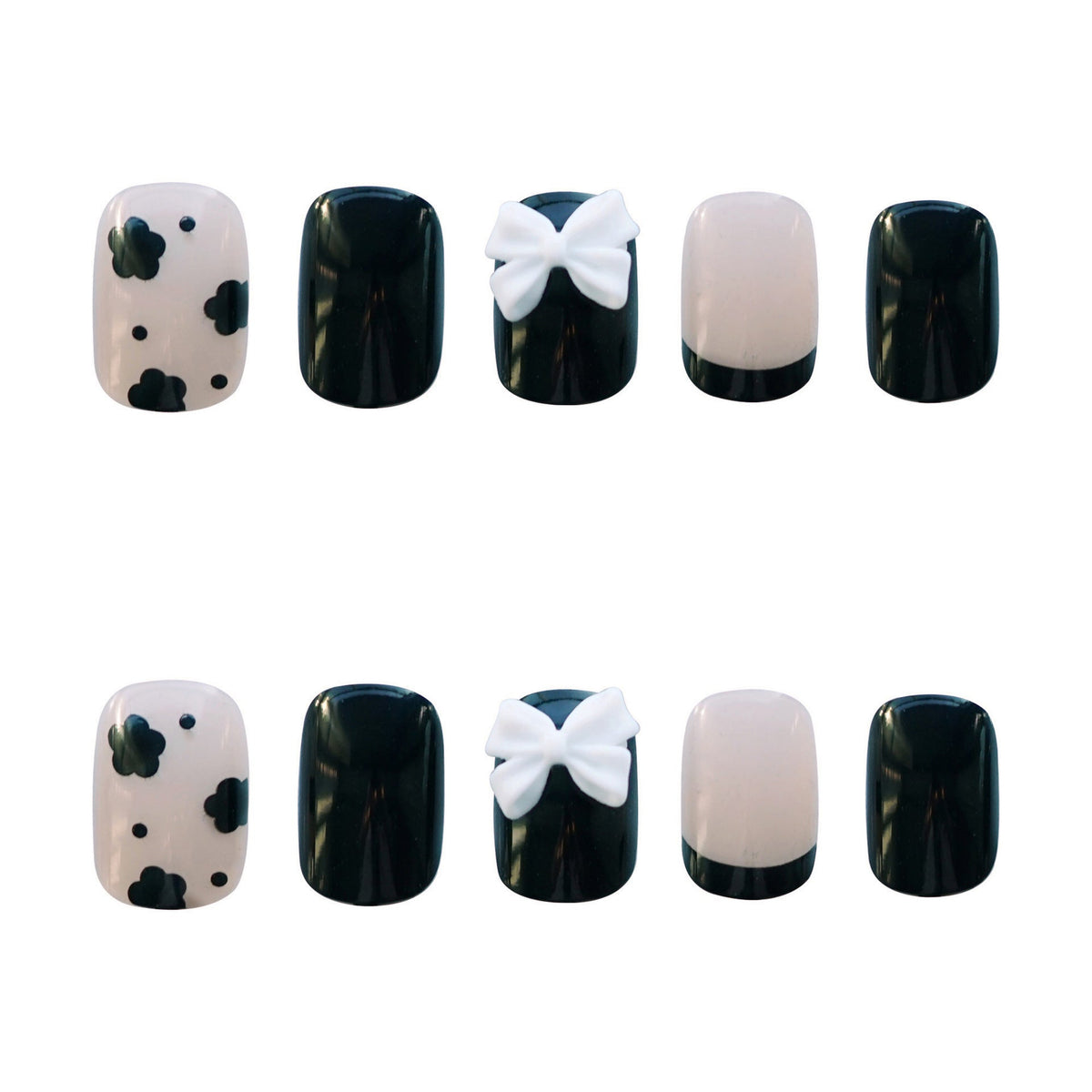 Decorative Bow Accent Acrylic Nail Set — product view 2
