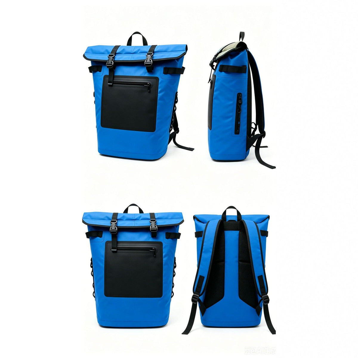 Waterproof Roll-Top Backpack LoungeYard — product view 3