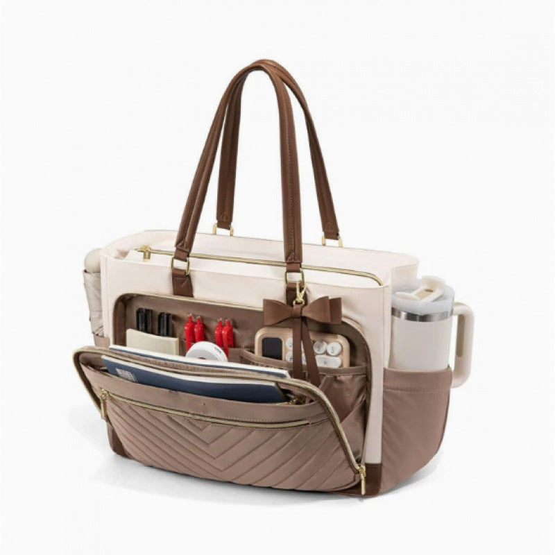 Multi-Functional Quilted Tote Bag LoungeYard — product view 6