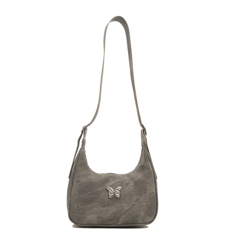 Suede Shoulder Bag — product view 4