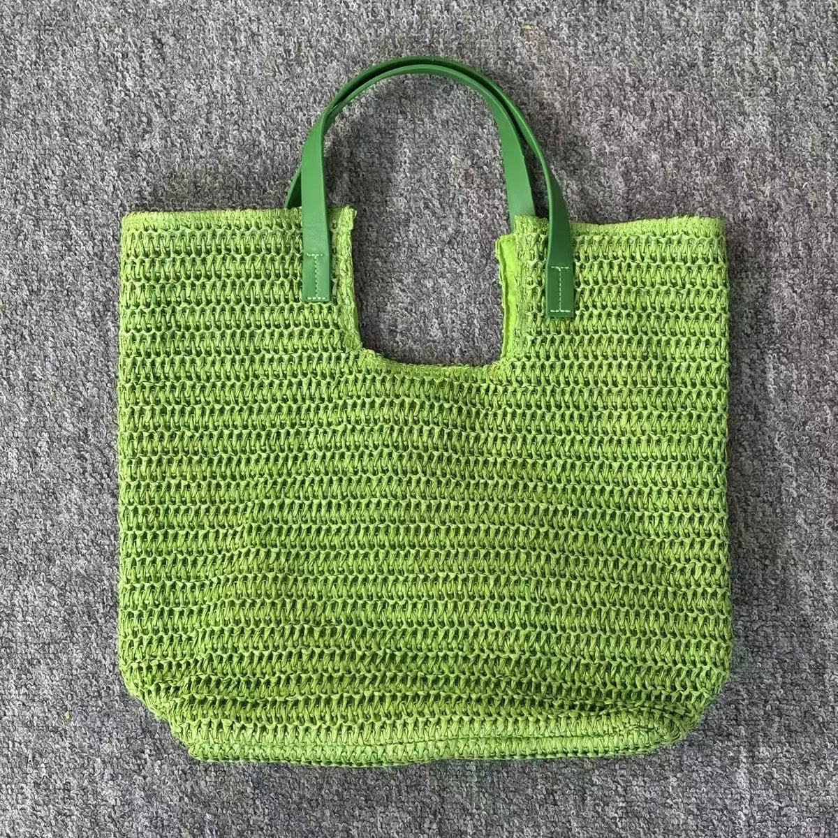 Summery Tote Bag Made of Woven Material LoungeYard — product view 5