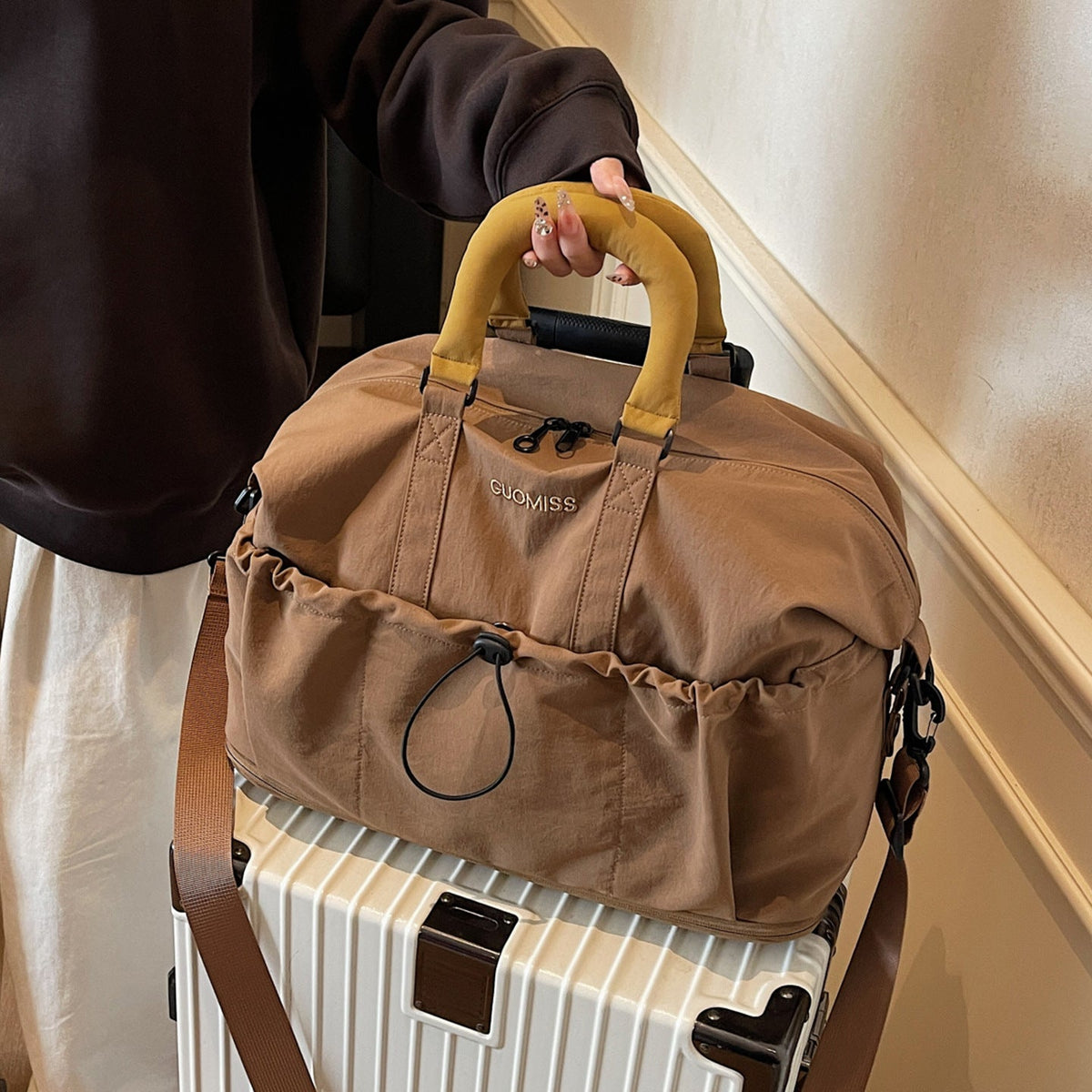 Versatile Multi-Compartment Travel Weekender Duffle LoungeYard — product view 2
