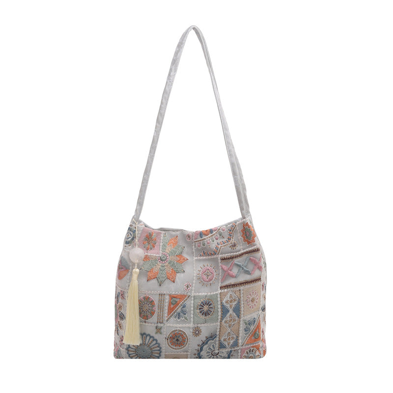 Bohemian Patchwork Shoulder Bag — product view 7