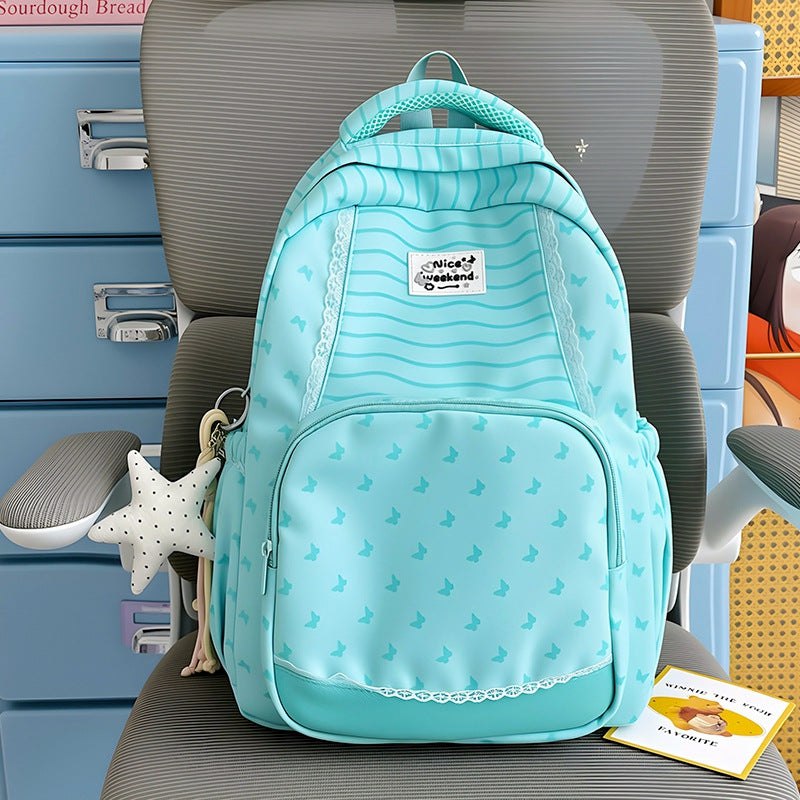 Cute Butterfly Patterned Backpack — product view 3