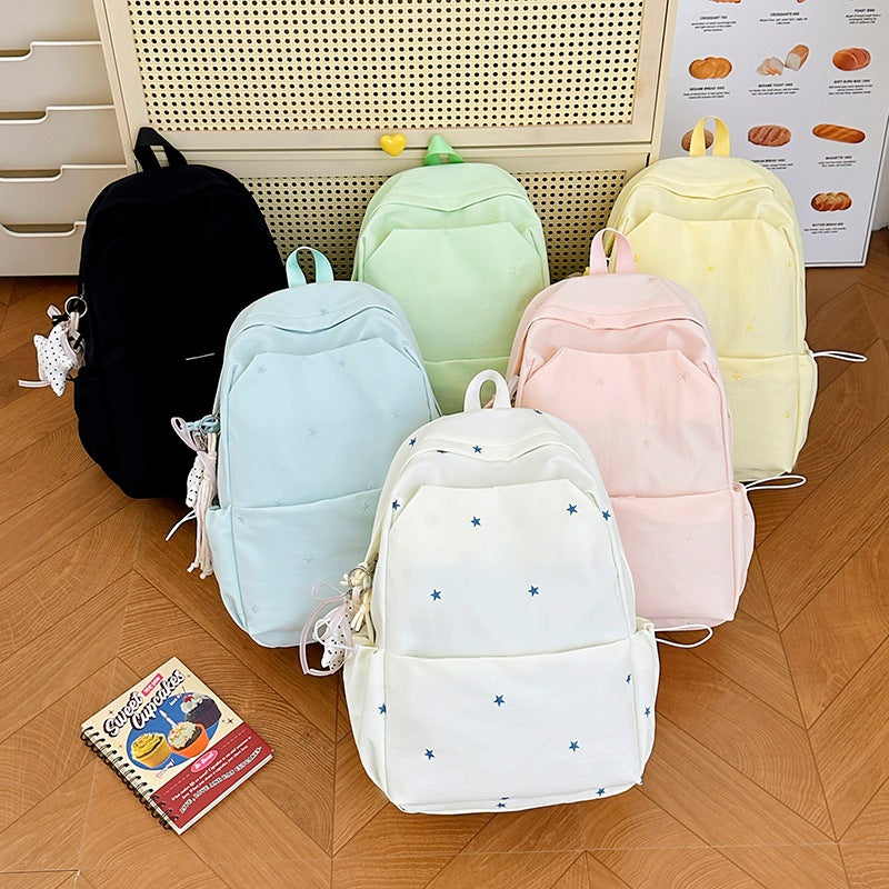 Elegant Embroidered Casual Backpack LoungeYard — product view 4