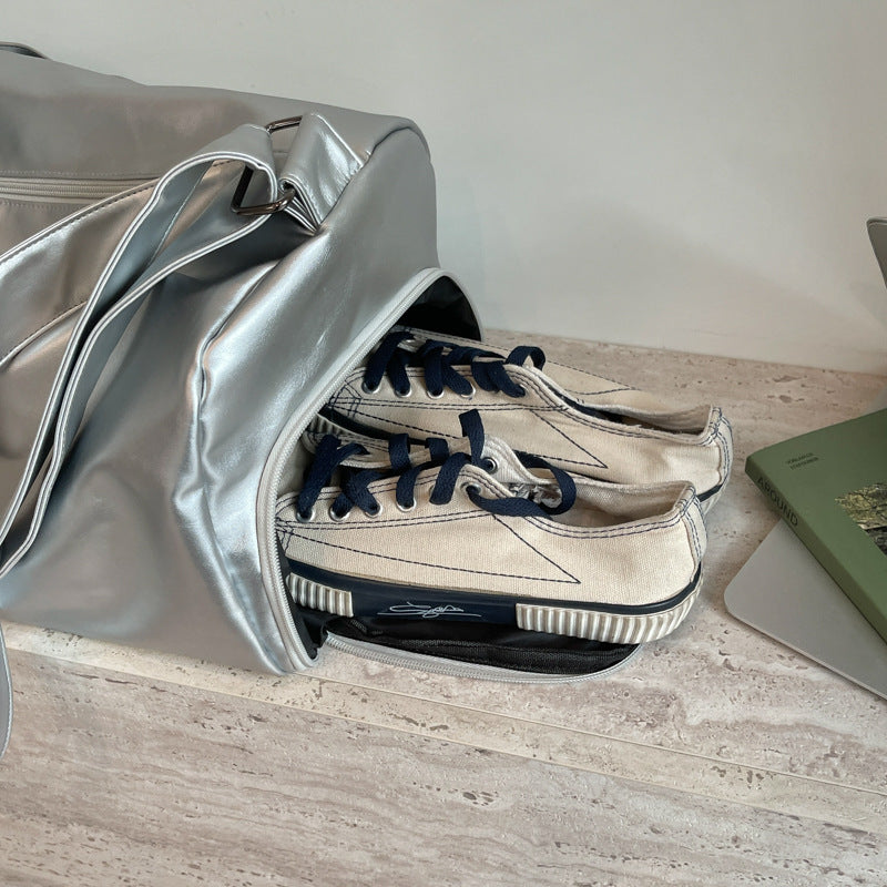 Stylish Leather Duffle Bag LoungeYard — product view 4