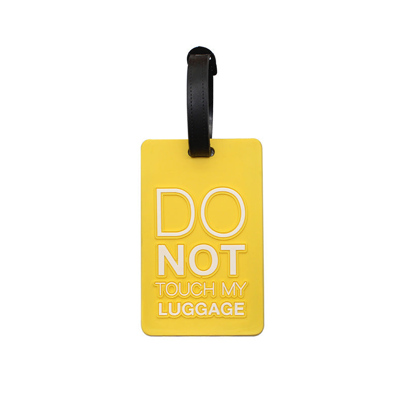 Unisex Luggage Tag with Safety Message LoungeYard — product view 7