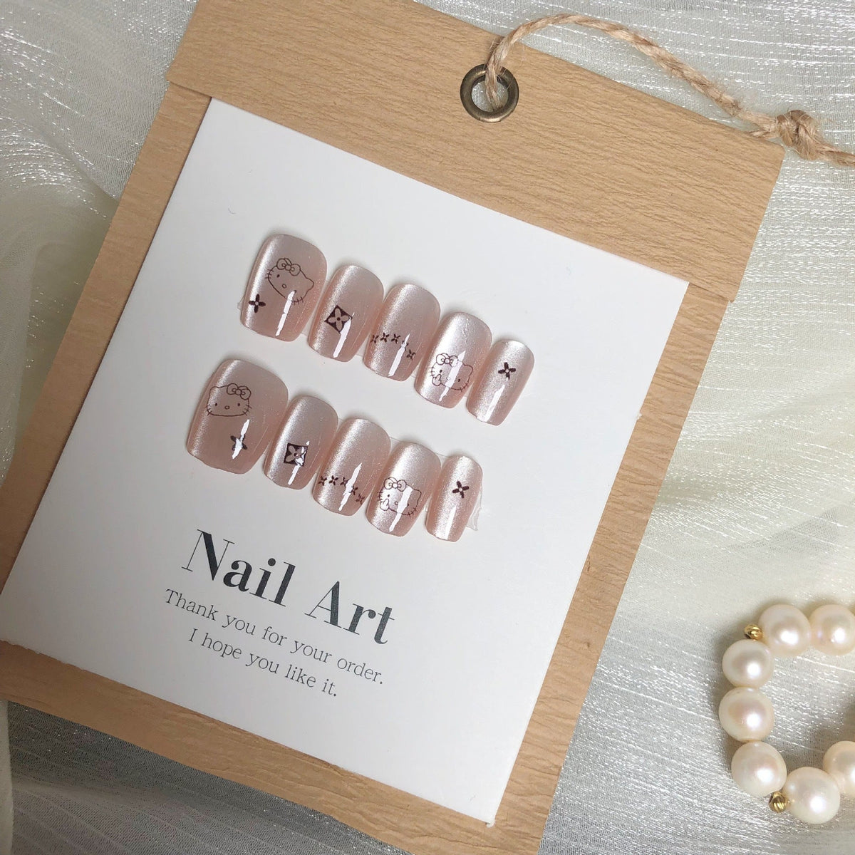 Character-Themed Press-On Nail Art Set — product view 2