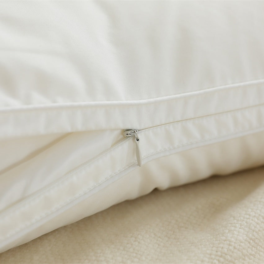 Pillow set with removable topper and washable zip cover — product view 2