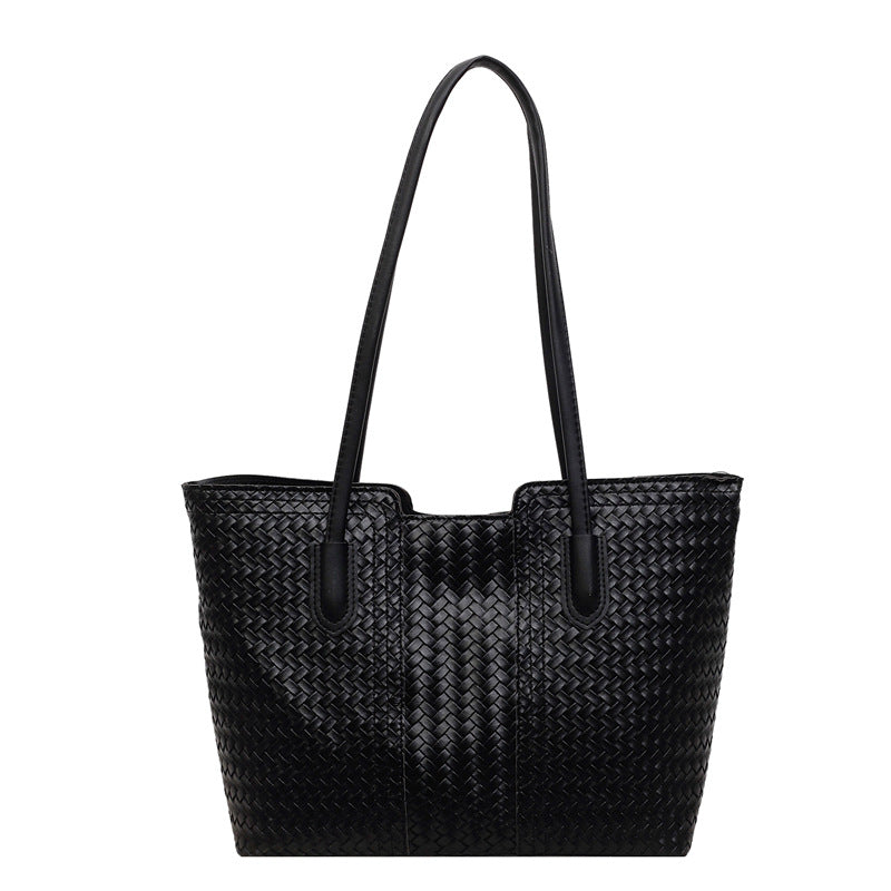 WoWoven Leather Tote Bag LoungeYard — product view 6