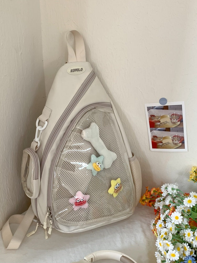 Unique Triangular Sling Bag — product view 1
