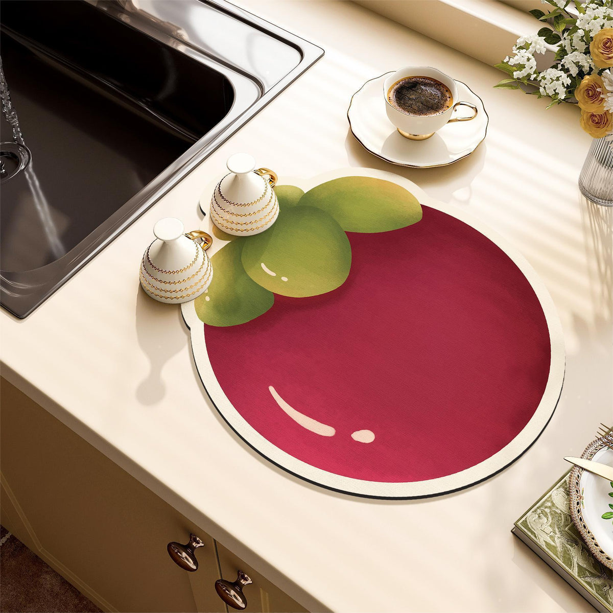 Fruit-Shaped Kitchen Trivet — product view 3